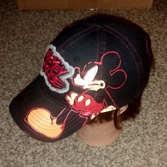 Disney Parks Epic Mickey Mouse Stitched Patch Youth Size Hat